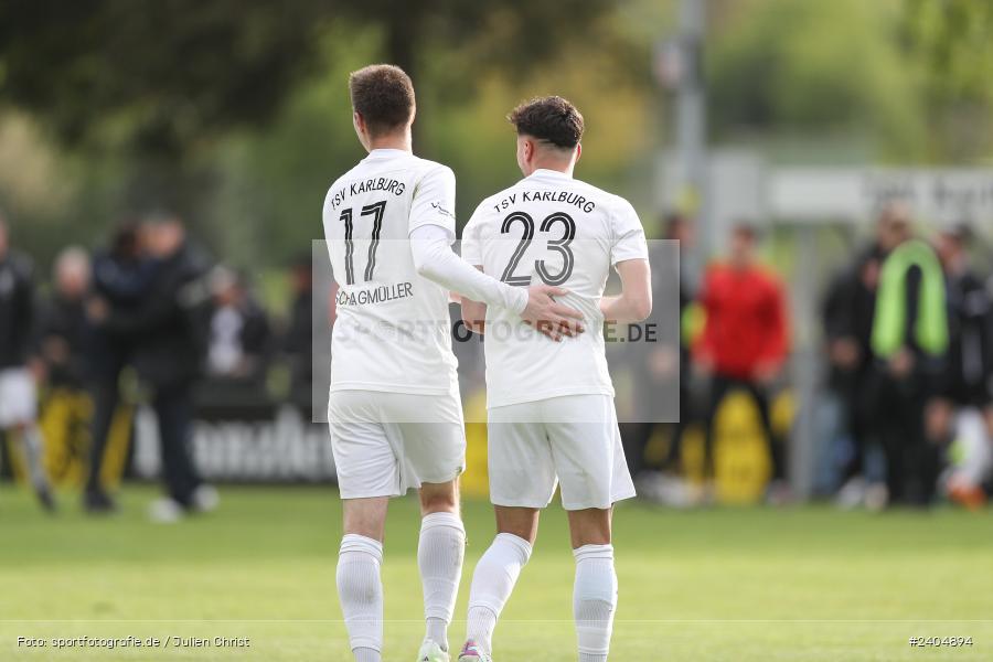 Sportgelände, Karlburg, 20.04.2024, sport, action, BFV, Fussball, April 2024, 30. Spieltag, Landesliga Nordwest, ASV, TSV, ASV Rimpar, TSV Karlburg - Bild-ID: 2404894