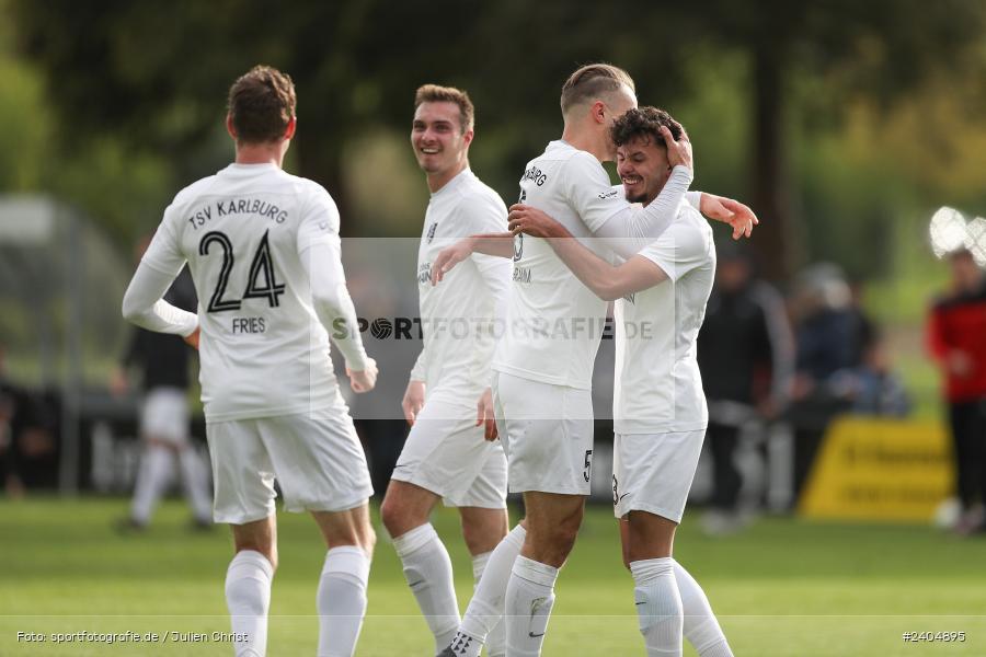 Sportgelände, Karlburg, 20.04.2024, sport, action, BFV, Fussball, April 2024, 30. Spieltag, Landesliga Nordwest, ASV, TSV, ASV Rimpar, TSV Karlburg - Bild-ID: 2404895