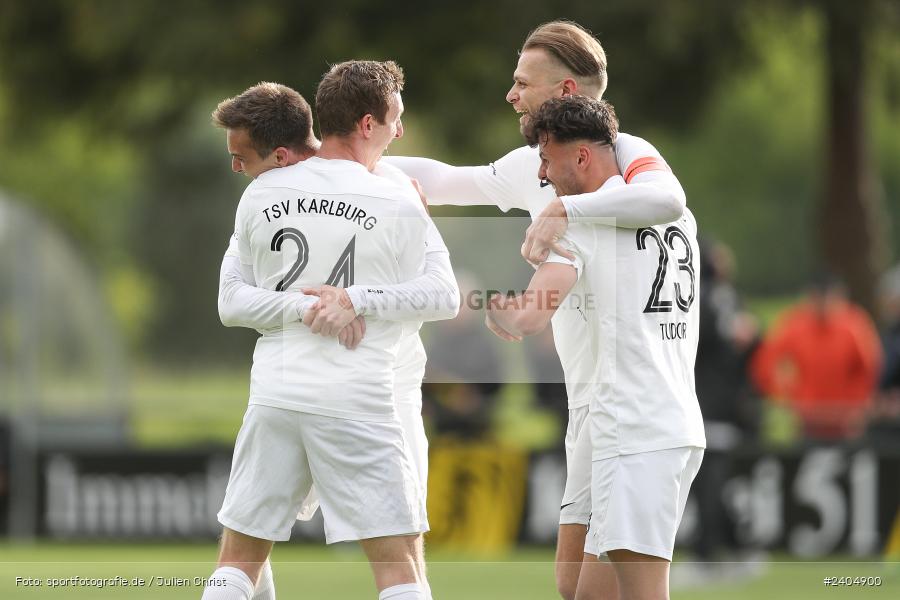 Sportgelände, Karlburg, 20.04.2024, sport, action, BFV, Fussball, April 2024, 30. Spieltag, Landesliga Nordwest, ASV, TSV, ASV Rimpar, TSV Karlburg - Bild-ID: 2404900