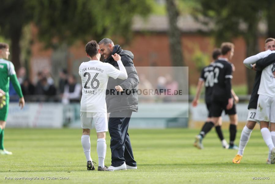 Sportgelände, Karlburg, 20.04.2024, sport, action, BFV, Fussball, April 2024, 30. Spieltag, Landesliga Nordwest, ASV, TSV, ASV Rimpar, TSV Karlburg - Bild-ID: 2404910