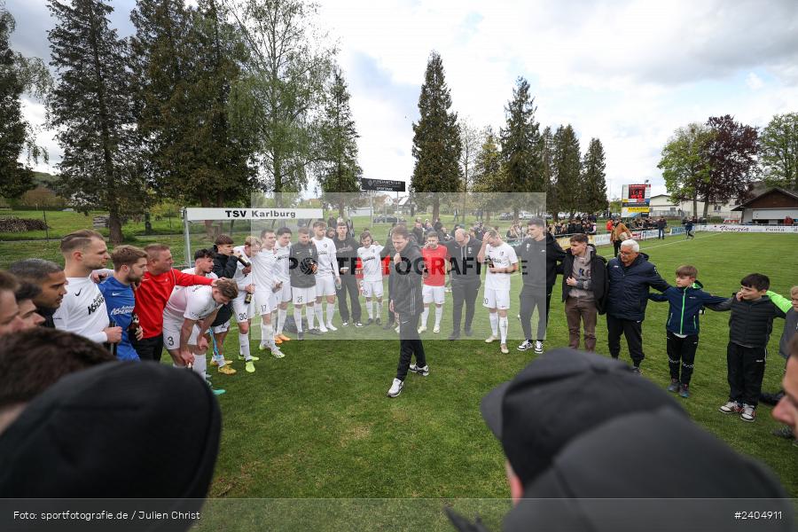 Sportgelände, Karlburg, 20.04.2024, sport, action, BFV, Fussball, April 2024, 30. Spieltag, Landesliga Nordwest, ASV, TSV, ASV Rimpar, TSV Karlburg - Bild-ID: 2404911