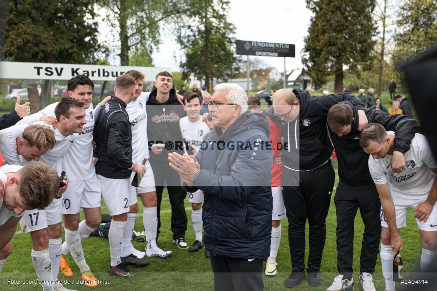 Team, Sportgelände, Karlburg, 20.04.2024, sport, action, BFV, Fussball, April 2024, 30. Spieltag, Landesliga Nordwest, ASV, TSV, ASV Rimpar, TSV Karlburg - Bild-ID: 2404914