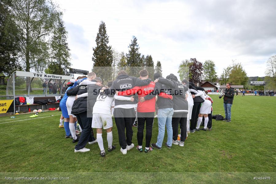 Team, Sportgelände, Karlburg, 20.04.2024, sport, action, BFV, Fussball, April 2024, 30. Spieltag, Landesliga Nordwest, ASV, TSV, ASV Rimpar, TSV Karlburg - Bild-ID: 2404915