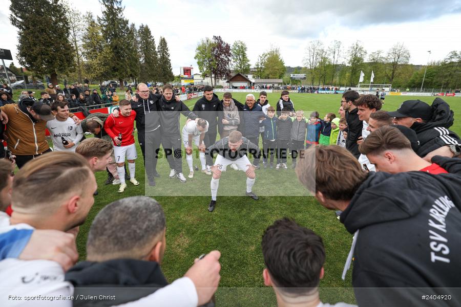 Team, Sportgelände, Karlburg, 20.04.2024, sport, action, BFV, Fussball, April 2024, 30. Spieltag, Landesliga Nordwest, ASV, TSV, ASV Rimpar, TSV Karlburg - Bild-ID: 2404920