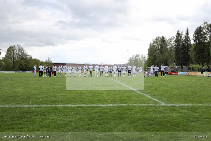 Team, Sportgelände, Karlburg, 20.04.2024, sport, action, BFV, Fussball, April 2024, 30. Spieltag, Landesliga Nordwest, ASV, TSV, ASV Rimpar, TSV Karlburg - Bild-ID: 2404971