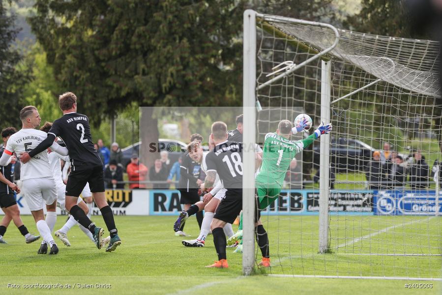 Sportgelände, Karlburg, 20.04.2024, sport, action, BFV, Fussball, April 2024, 30. Spieltag, Landesliga Nordwest, ASV, TSV, ASV Rimpar, TSV Karlburg - Bild-ID: 2405003
