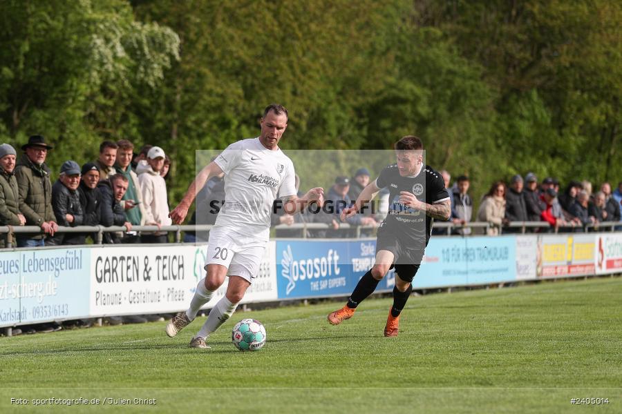 Sportgelände, Karlburg, 20.04.2024, sport, action, BFV, Fussball, April 2024, 30. Spieltag, Landesliga Nordwest, ASV, TSV, ASV Rimpar, TSV Karlburg - Bild-ID: 2405014