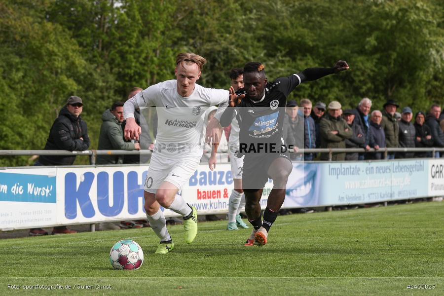 Sportgelände, Karlburg, 20.04.2024, sport, action, BFV, Fussball, April 2024, 30. Spieltag, Landesliga Nordwest, ASV, TSV, ASV Rimpar, TSV Karlburg - Bild-ID: 2405023