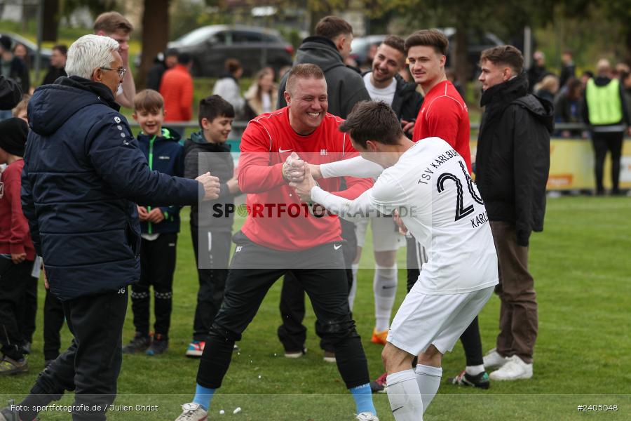 Sportgelände, Karlburg, 20.04.2024, sport, action, BFV, Fussball, April 2024, 30. Spieltag, Landesliga Nordwest, ASV, TSV, ASV Rimpar, TSV Karlburg - Bild-ID: 2405048