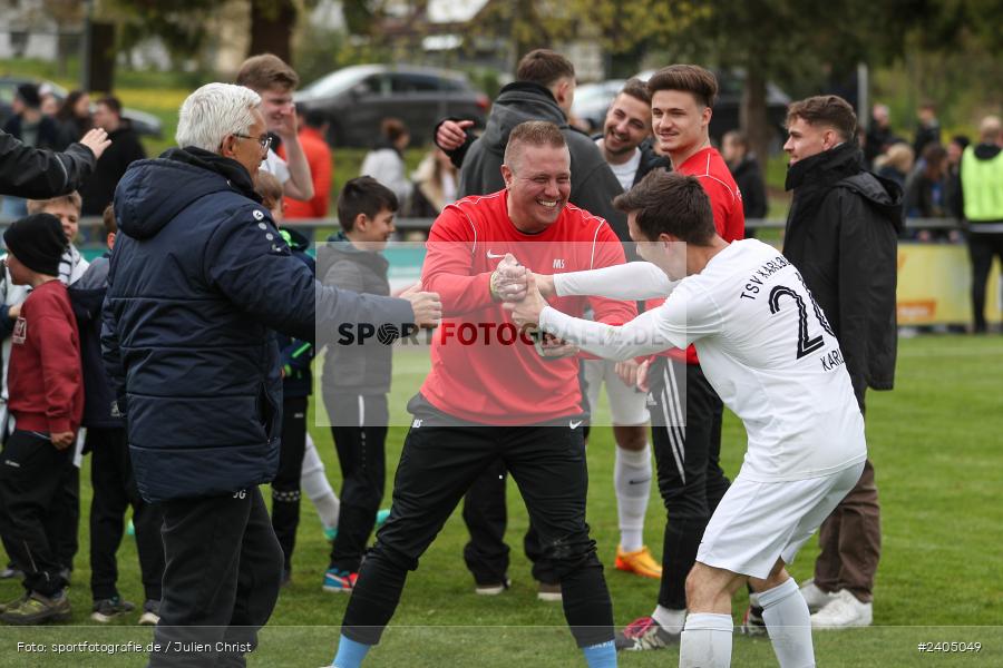 Sportgelände, Karlburg, 20.04.2024, sport, action, BFV, Fussball, April 2024, 30. Spieltag, Landesliga Nordwest, ASV, TSV, ASV Rimpar, TSV Karlburg - Bild-ID: 2405049