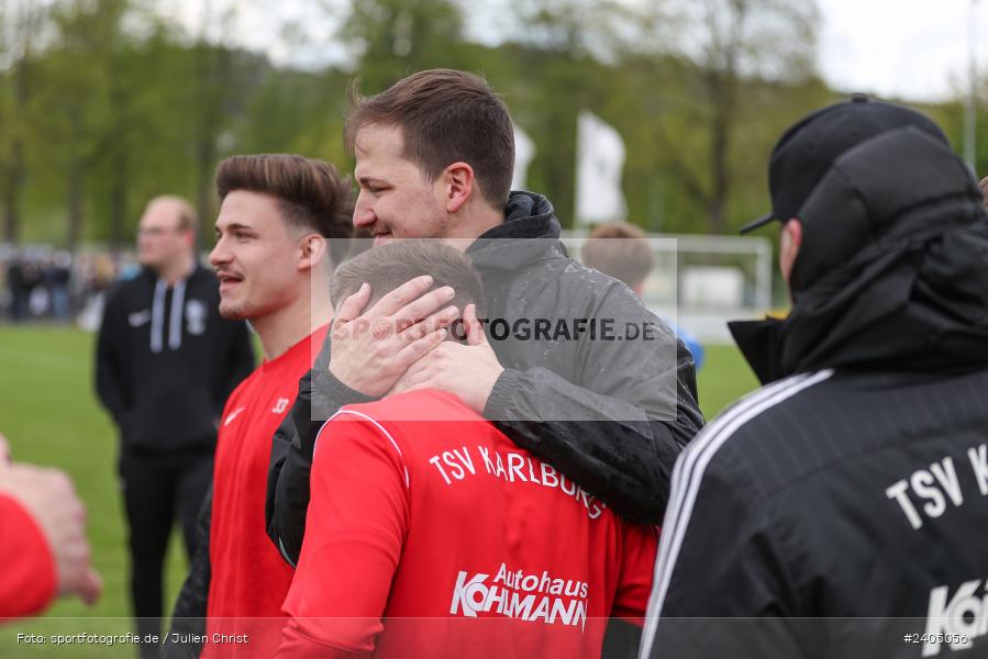 Sportgelände, Karlburg, 20.04.2024, sport, action, BFV, Fussball, April 2024, 30. Spieltag, Landesliga Nordwest, ASV, TSV, ASV Rimpar, TSV Karlburg - Bild-ID: 2405056