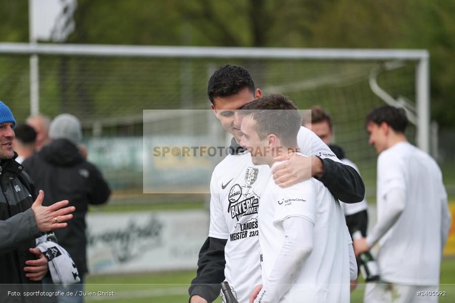 Sportgelände, Karlburg, 20.04.2024, sport, action, BFV, Fussball, April 2024, 30. Spieltag, Landesliga Nordwest, ASV, TSV, ASV Rimpar, TSV Karlburg - Bild-ID: 2405092