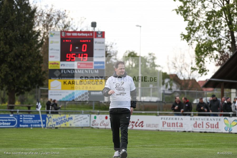 Sportgelände, Karlburg, 20.04.2024, sport, action, BFV, Fussball, April 2024, 30. Spieltag, Landesliga Nordwest, ASV, TSV, ASV Rimpar, TSV Karlburg - Bild-ID: 2405100 Sportgelände, Karlburg, 20.04.2024, sport, action, BFV, Fussball, April 2024, 30. Spieltag, Landesliga Nordwest, ASV, TSV, ASV Rimpar, TSV Karlburg - Bild-ID: 2405100