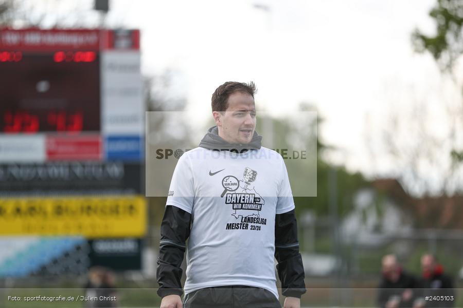Sportgelände, Karlburg, 20.04.2024, sport, action, BFV, Fussball, April 2024, 30. Spieltag, Landesliga Nordwest, ASV, TSV, ASV Rimpar, TSV Karlburg - Bild-ID: 2405103 Sportgelände, Karlburg, 20.04.2024, sport, action, BFV, Fussball, April 2024, 30. Spieltag, Landesliga Nordwest, ASV, TSV, ASV Rimpar, TSV Karlburg - Bild-ID: 2405103