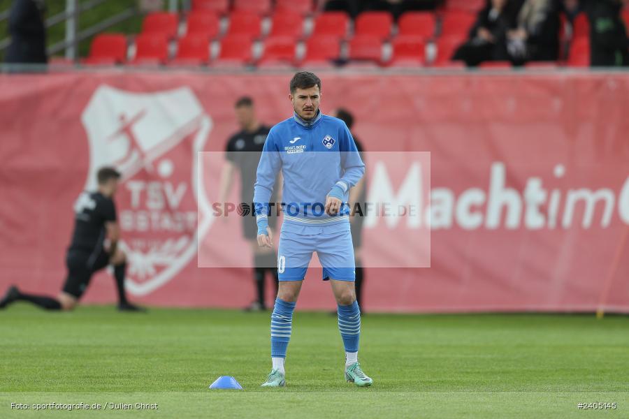 NGN Arena, Aubstadt, 20.04.2024, sport, action, BFV, Fussball, April 2024, 30. Spieltag, Regionalliga Bayern, FVI, AUB, FV Illertissen, TSV Aubstadt - Bild-ID: 2405145