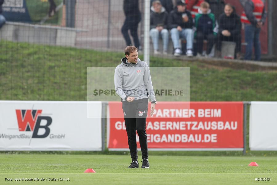 NGN Arena, Aubstadt, 20.04.2024, sport, action, BFV, Fussball, April 2024, 30. Spieltag, Regionalliga Bayern, FVI, AUB, FV Illertissen, TSV Aubstadt - Bild-ID: 2405151