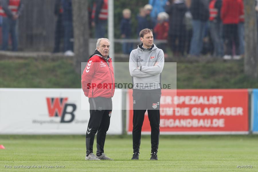 NGN Arena, Aubstadt, 20.04.2024, sport, action, BFV, Fussball, April 2024, 30. Spieltag, Regionalliga Bayern, FVI, AUB, FV Illertissen, TSV Aubstadt - Bild-ID: 2405152