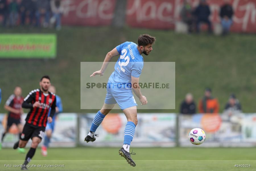 NGN Arena, Aubstadt, 20.04.2024, sport, action, BFV, Fussball, April 2024, 30. Spieltag, Regionalliga Bayern, FVI, AUB, FV Illertissen, TSV Aubstadt - Bild-ID: 2405224