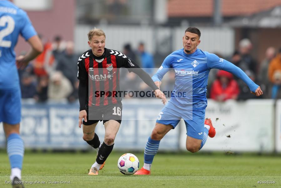 NGN Arena, Aubstadt, 20.04.2024, sport, action, BFV, Fussball, April 2024, 30. Spieltag, Regionalliga Bayern, FVI, AUB, FV Illertissen, TSV Aubstadt - Bild-ID: 2405234