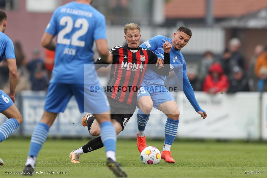 NGN Arena, Aubstadt, 20.04.2024, sport, action, BFV, Fussball, April 2024, 30. Spieltag, Regionalliga Bayern, FVI, AUB, FV Illertissen, TSV Aubstadt - Bild-ID: 2405236