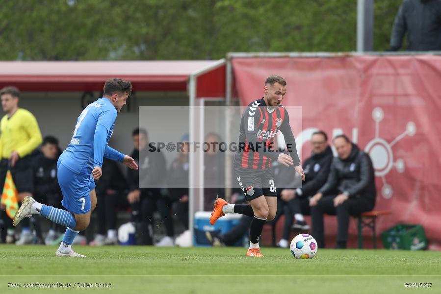 NGN Arena, Aubstadt, 20.04.2024, sport, action, BFV, Fussball, April 2024, 30. Spieltag, Regionalliga Bayern, FVI, AUB, FV Illertissen, TSV Aubstadt - Bild-ID: 2405237