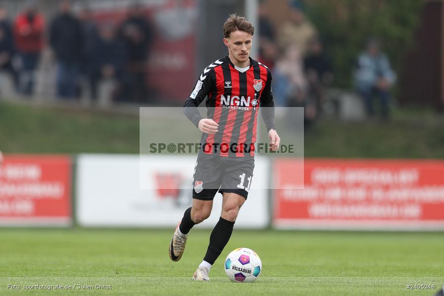 NGN Arena, Aubstadt, 20.04.2024, sport, action, BFV, Fussball, April 2024, 30. Spieltag, Regionalliga Bayern, FVI, AUB, FV Illertissen, TSV Aubstadt - Bild-ID: 2405248