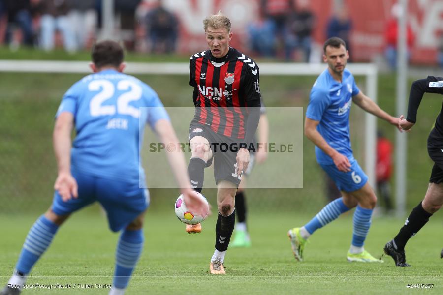 NGN Arena, Aubstadt, 20.04.2024, sport, action, BFV, Fussball, April 2024, 30. Spieltag, Regionalliga Bayern, FVI, AUB, FV Illertissen, TSV Aubstadt - Bild-ID: 2405257