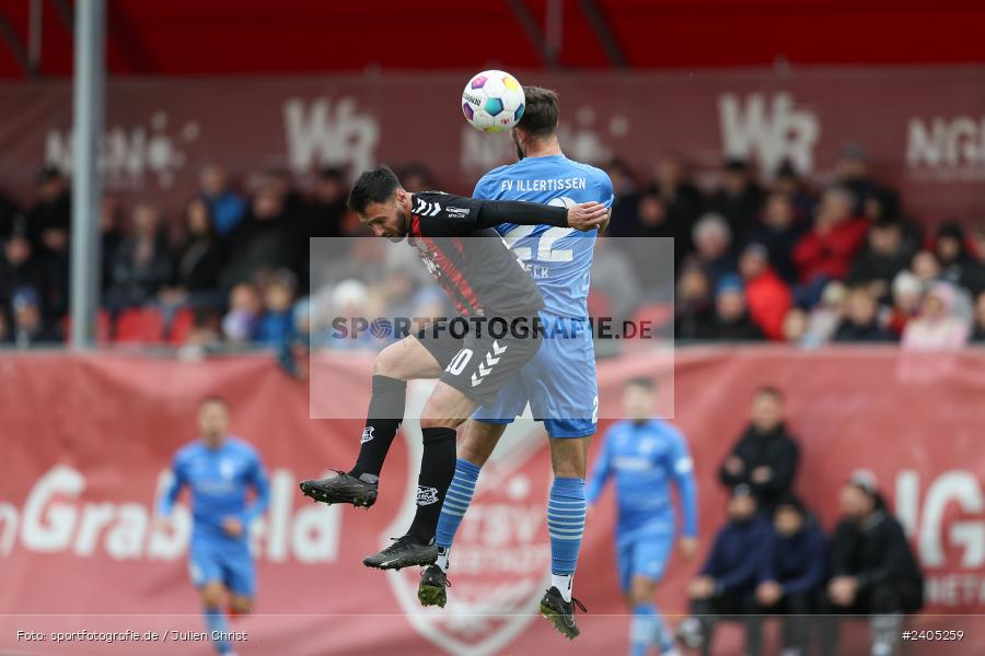 NGN Arena, Aubstadt, 20.04.2024, sport, action, BFV, Fussball, April 2024, 30. Spieltag, Regionalliga Bayern, FVI, AUB, FV Illertissen, TSV Aubstadt - Bild-ID: 2405259