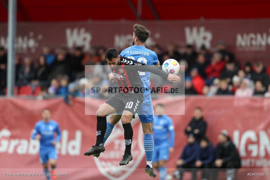 NGN Arena, Aubstadt, 20.04.2024, sport, action, BFV, Fussball, April 2024, 30. Spieltag, Regionalliga Bayern, FVI, AUB, FV Illertissen, TSV Aubstadt - Bild-ID: 2405260
