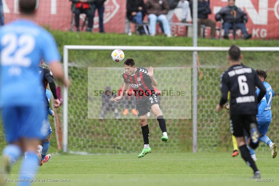 NGN Arena, Aubstadt, 20.04.2024, sport, action, BFV, Fussball, April 2024, 30. Spieltag, Regionalliga Bayern, FVI, AUB, FV Illertissen, TSV Aubstadt - Bild-ID: 2405279