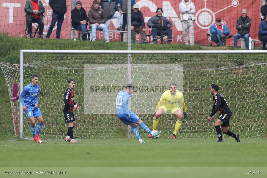 NGN Arena, Aubstadt, 20.04.2024, sport, action, BFV, Fussball, April 2024, 30. Spieltag, Regionalliga Bayern, FVI, AUB, FV Illertissen, TSV Aubstadt - Bild-ID: 2405316