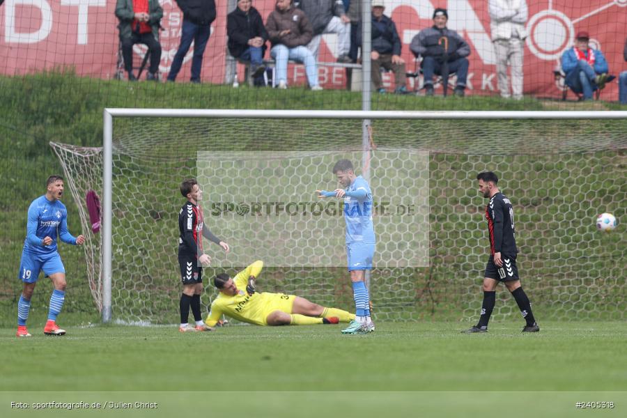 NGN Arena, Aubstadt, 20.04.2024, sport, action, BFV, Fussball, April 2024, 30. Spieltag, Regionalliga Bayern, FVI, AUB, FV Illertissen, TSV Aubstadt - Bild-ID: 2405318