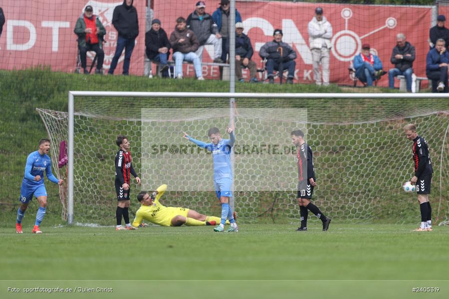 NGN Arena, Aubstadt, 20.04.2024, sport, action, BFV, Fussball, April 2024, 30. Spieltag, Regionalliga Bayern, FVI, AUB, FV Illertissen, TSV Aubstadt - Bild-ID: 2405319