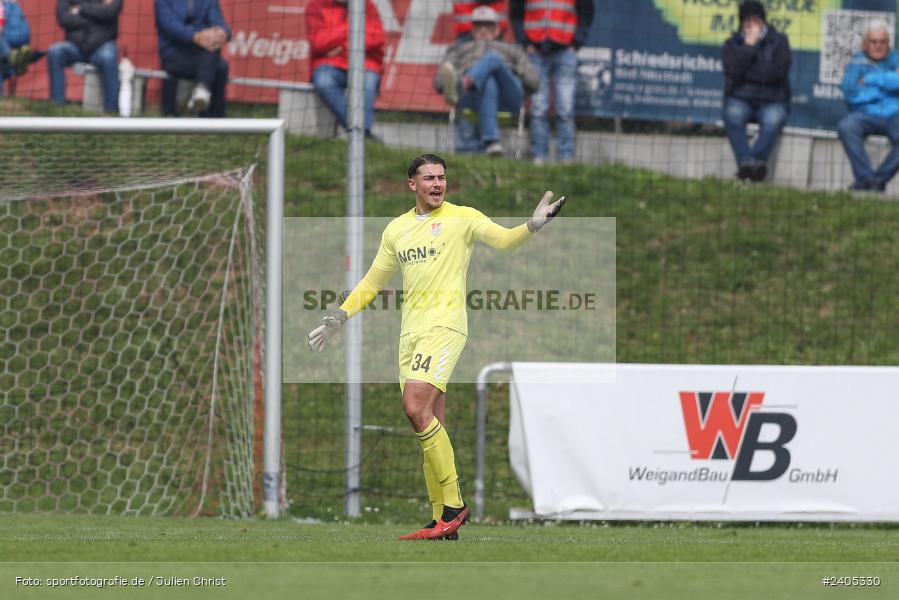 NGN Arena, Aubstadt, 20.04.2024, sport, action, BFV, Fussball, April 2024, 30. Spieltag, Regionalliga Bayern, FVI, AUB, FV Illertissen, TSV Aubstadt - Bild-ID: 2405330