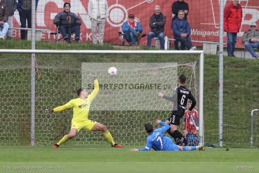 NGN Arena, Aubstadt, 20.04.2024, sport, action, BFV, Fussball, April 2024, 30. Spieltag, Regionalliga Bayern, FVI, AUB, FV Illertissen, TSV Aubstadt - Bild-ID: 2405346 NGN Arena, Aubstadt, 20.04.2024, sport, action, BFV, Fussball, April 2024, 30. Spieltag, Regionalliga Bayern, FVI, AUB, FV Illertissen, TSV Aubstadt - Bild-ID: 2405346