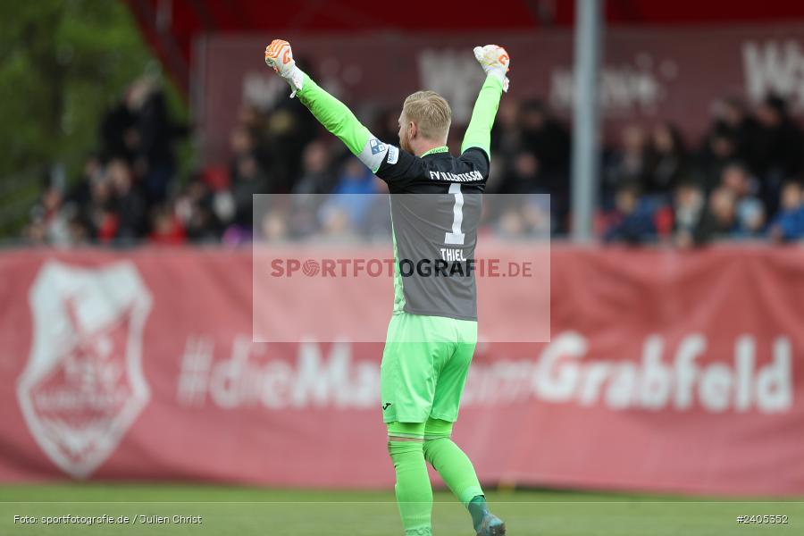 NGN Arena, Aubstadt, 20.04.2024, sport, action, BFV, Fussball, April 2024, 30. Spieltag, Regionalliga Bayern, FVI, AUB, FV Illertissen, TSV Aubstadt - Bild-ID: 2405352
