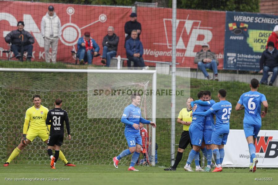 NGN Arena, Aubstadt, 20.04.2024, sport, action, BFV, Fussball, April 2024, 30. Spieltag, Regionalliga Bayern, FVI, AUB, FV Illertissen, TSV Aubstadt - Bild-ID: 2405353