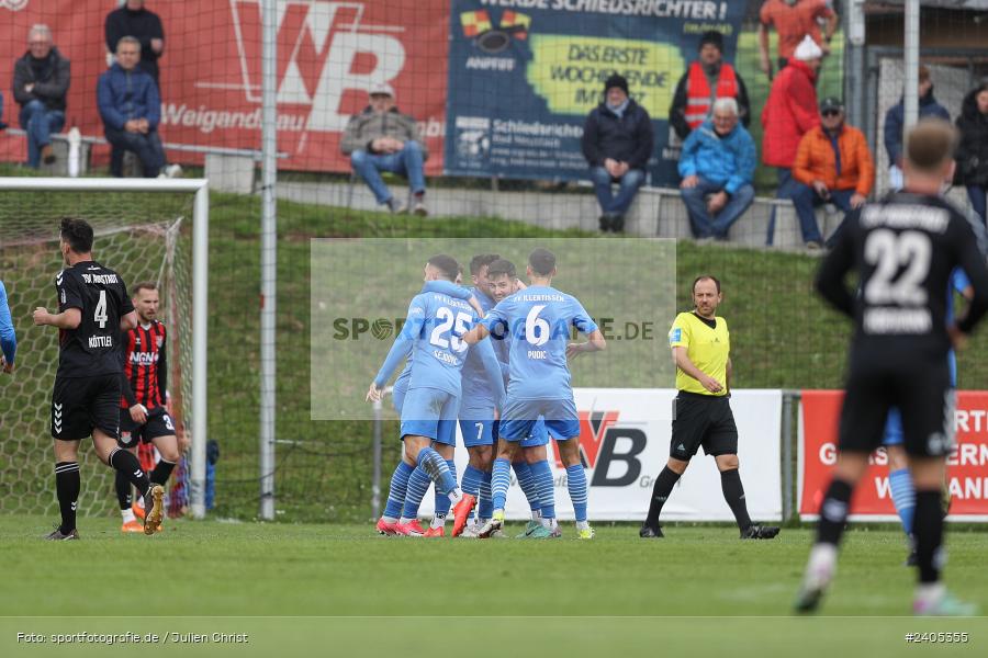 NGN Arena, Aubstadt, 20.04.2024, sport, action, BFV, Fussball, April 2024, 30. Spieltag, Regionalliga Bayern, FVI, AUB, FV Illertissen, TSV Aubstadt - Bild-ID: 2405355