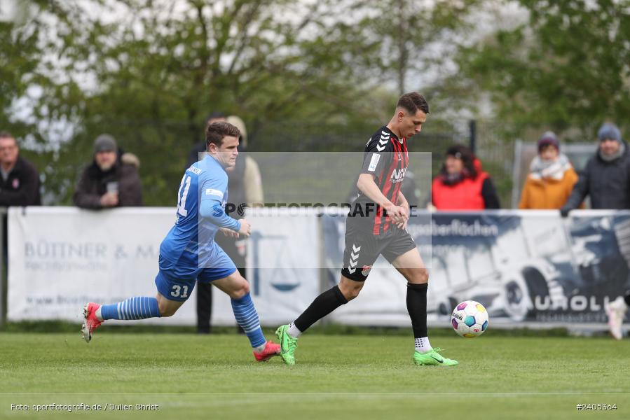 NGN Arena, Aubstadt, 20.04.2024, sport, action, BFV, Fussball, April 2024, 30. Spieltag, Regionalliga Bayern, FVI, AUB, FV Illertissen, TSV Aubstadt - Bild-ID: 2405364