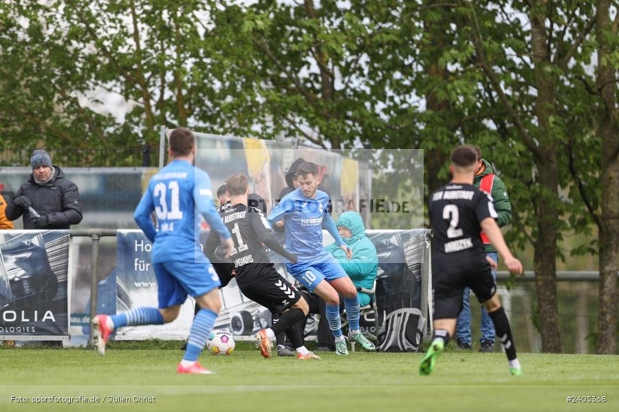 NGN Arena, Aubstadt, 20.04.2024, sport, action, BFV, Fussball, April 2024, 30. Spieltag, Regionalliga Bayern, FVI, AUB, FV Illertissen, TSV Aubstadt - Bild-ID: 2405368