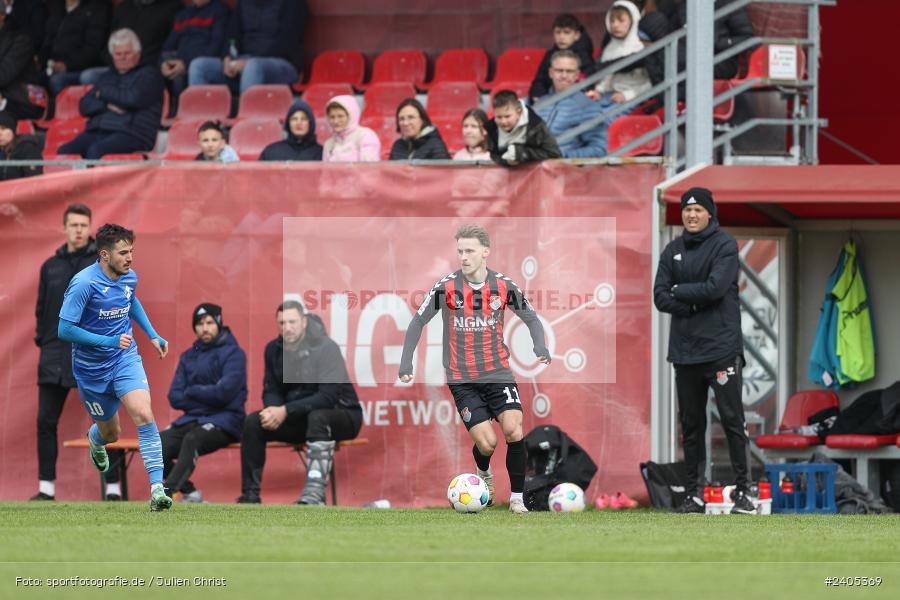 NGN Arena, Aubstadt, 20.04.2024, sport, action, BFV, Fussball, April 2024, 30. Spieltag, Regionalliga Bayern, FVI, AUB, FV Illertissen, TSV Aubstadt - Bild-ID: 2405369