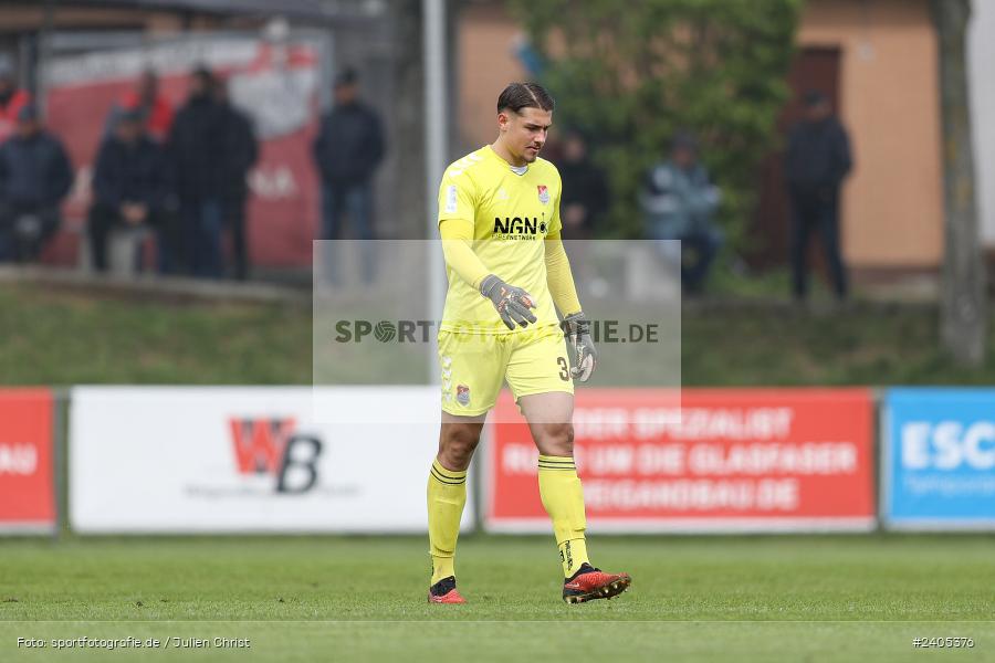 NGN Arena, Aubstadt, 20.04.2024, sport, action, BFV, Fussball, April 2024, 30. Spieltag, Regionalliga Bayern, FVI, AUB, FV Illertissen, TSV Aubstadt - Bild-ID: 2405376