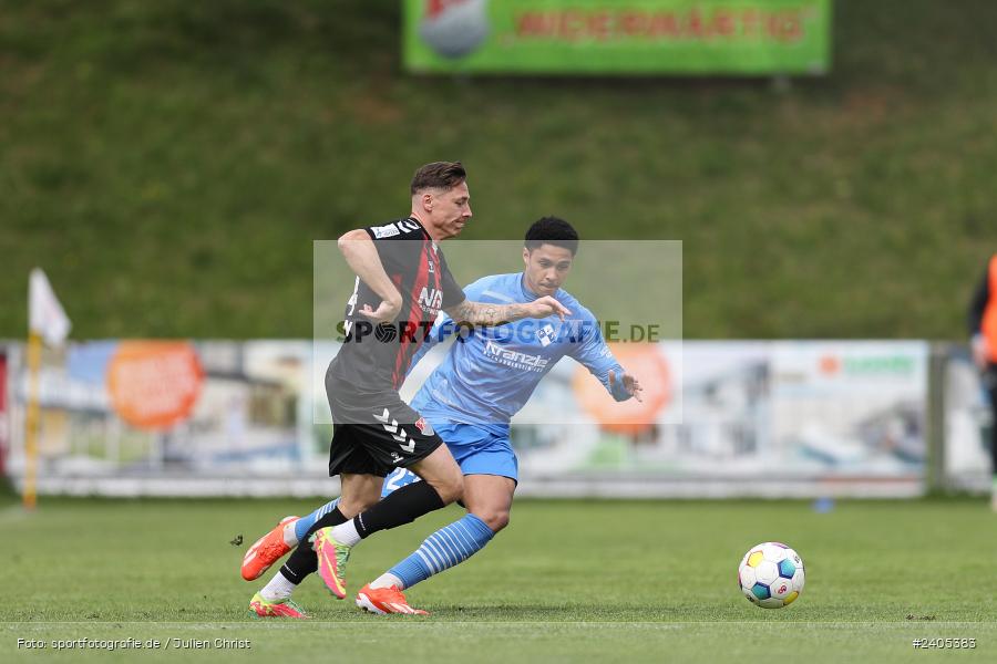 NGN Arena, Aubstadt, 20.04.2024, sport, action, BFV, Fussball, April 2024, 30. Spieltag, Regionalliga Bayern, FVI, AUB, FV Illertissen, TSV Aubstadt - Bild-ID: 2405383