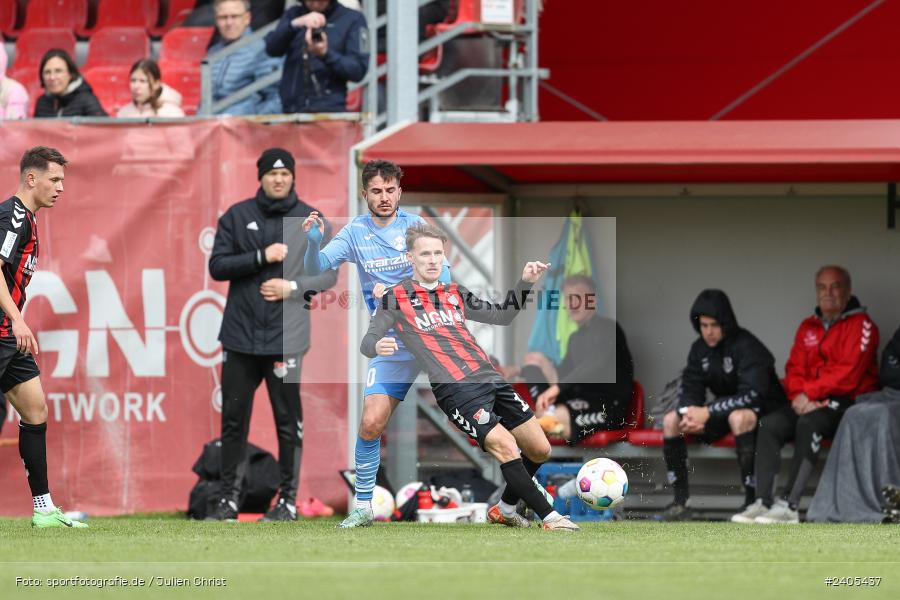 NGN Arena, Aubstadt, 20.04.2024, sport, action, BFV, Fussball, April 2024, 30. Spieltag, Regionalliga Bayern, FVI, AUB, FV Illertissen, TSV Aubstadt - Bild-ID: 2405437