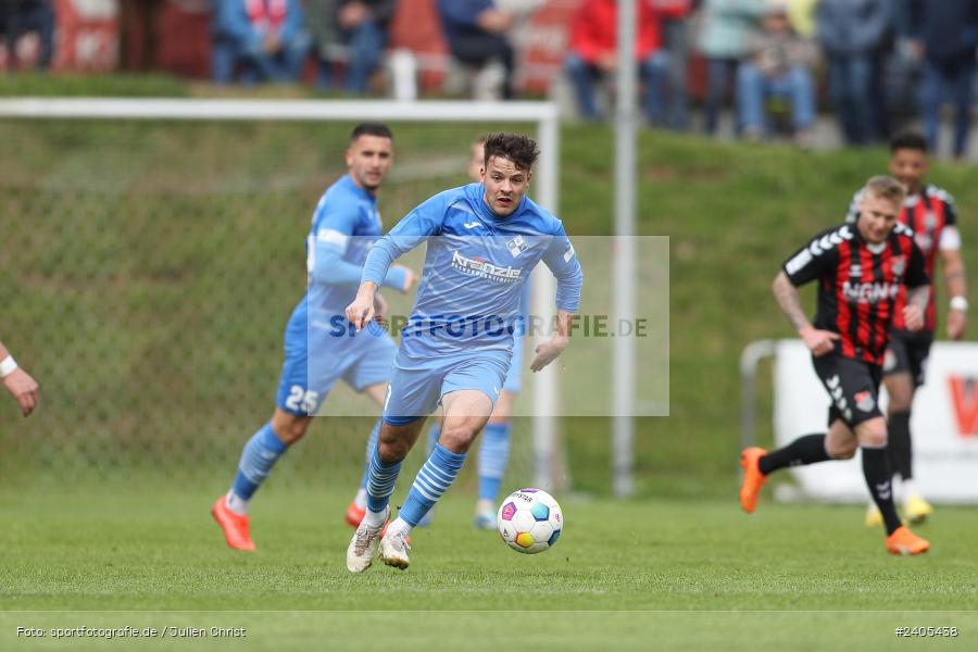 NGN Arena, Aubstadt, 20.04.2024, sport, action, BFV, Fussball, April 2024, 30. Spieltag, Regionalliga Bayern, FVI, AUB, FV Illertissen, TSV Aubstadt - Bild-ID: 2405438