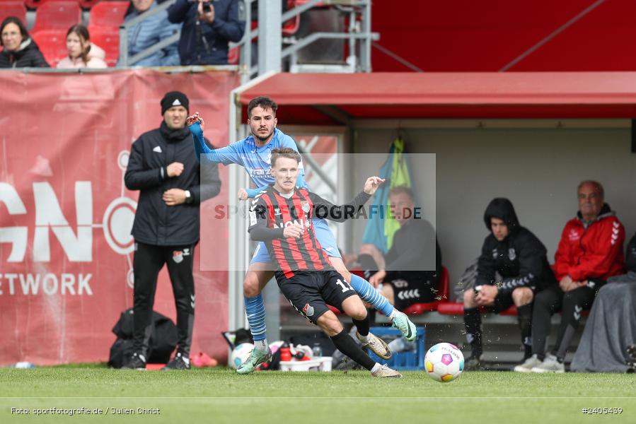 NGN Arena, Aubstadt, 20.04.2024, sport, action, BFV, Fussball, April 2024, 30. Spieltag, Regionalliga Bayern, FVI, AUB, FV Illertissen, TSV Aubstadt - Bild-ID: 2405439