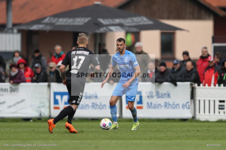 NGN Arena, Aubstadt, 20.04.2024, sport, action, BFV, Fussball, April 2024, 30. Spieltag, Regionalliga Bayern, FVI, AUB, FV Illertissen, TSV Aubstadt - Bild-ID: 2405440