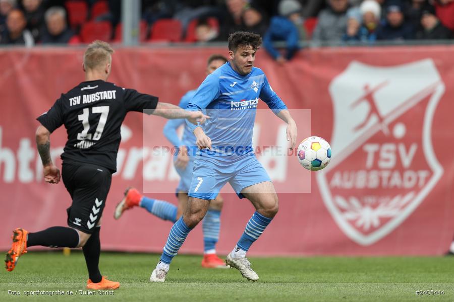 NGN Arena, Aubstadt, 20.04.2024, sport, action, BFV, Fussball, April 2024, 30. Spieltag, Regionalliga Bayern, FVI, AUB, FV Illertissen, TSV Aubstadt - Bild-ID: 2405444