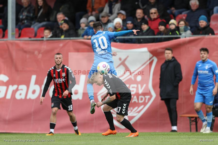 NGN Arena, Aubstadt, 20.04.2024, sport, action, BFV, Fussball, April 2024, 30. Spieltag, Regionalliga Bayern, FVI, AUB, FV Illertissen, TSV Aubstadt - Bild-ID: 2405445