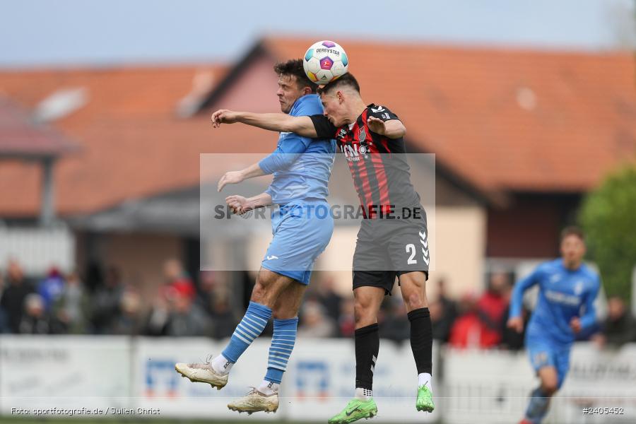 NGN Arena, Aubstadt, 20.04.2024, sport, action, BFV, Fussball, April 2024, 30. Spieltag, Regionalliga Bayern, FVI, AUB, FV Illertissen, TSV Aubstadt - Bild-ID: 2405452